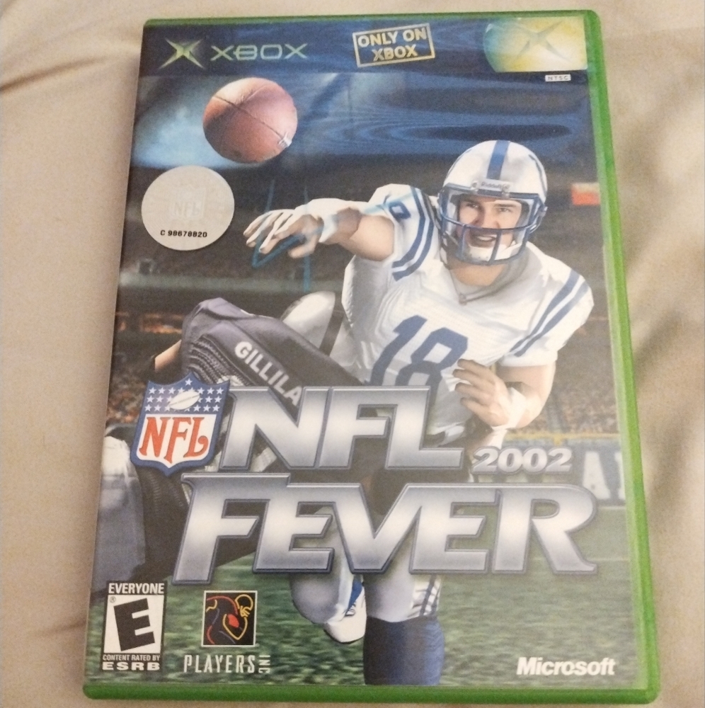 XBOX NFL Fever 2002 NFL Football Video Game